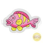 Термоаппликация Морская рыбка 6х9,1см, термо 7733254, цвет розовый в Магазине-мастерской ШИТЬЕ в Кемерово