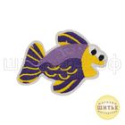 Термоаппликация Морская рыбка 5,2х7,2см, термо 7733252, цвет фиолетовый в Магазине-мастерской ШИТЬЕ в Кемерово